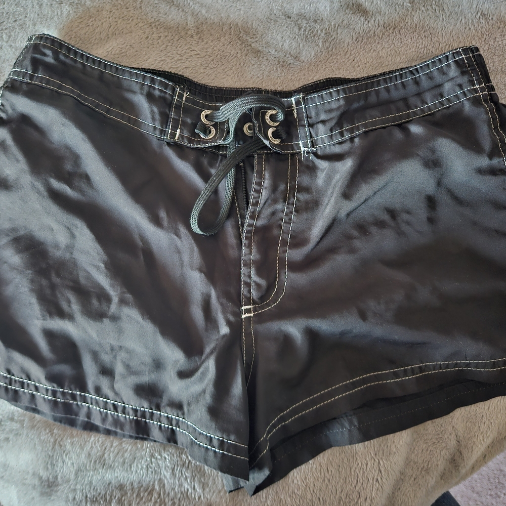 ZeroXposur Women's Black Lace-Up Athletic Shorts